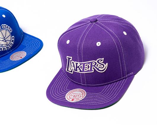 Kšiltovka Mitchell & Ness Contrast Natural Snapback Hwc Los Angeles Lakers Purple