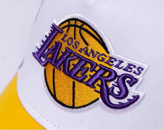 Kšiltovka New Era 9FORTY A-Frame Trucker NBA Los Angeles Lakers - Yellow / Purple