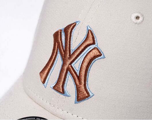 Kšiltovka New Era 9FORTY MLB Patch New York Yankees Retro - Off White