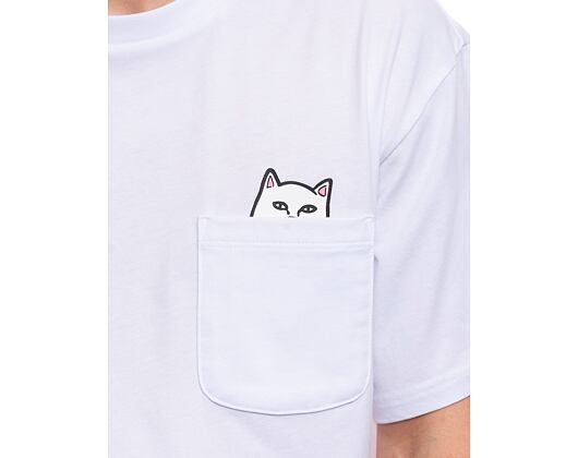 Triko RIP N DIP Lord Nermal Pocket Tee White RND0205