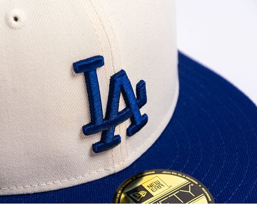 Kšiltovka New Era 59FIFTY MLB Los Angeles Dodgers Retro - Cream White