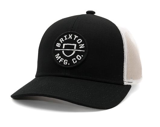 Kšiltovka Brixton Crest X MP Mesh Cap - Black