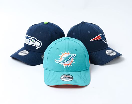 Dětská Kšiltovka New Era - 9FORTY The League 2018 - Miami Dolphins - Team Color