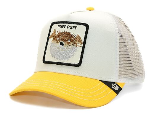 Kšiltovka Goorin - Trucker - The Puff Puff Fish - Yellow