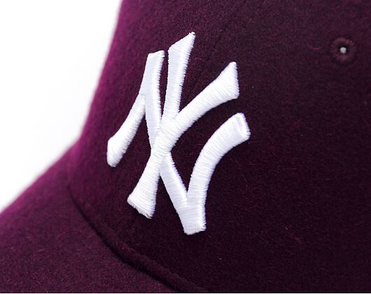 Kšiltovka New Era - 9FORTY MLB Melton Medium - NY Yankees - Purple / White