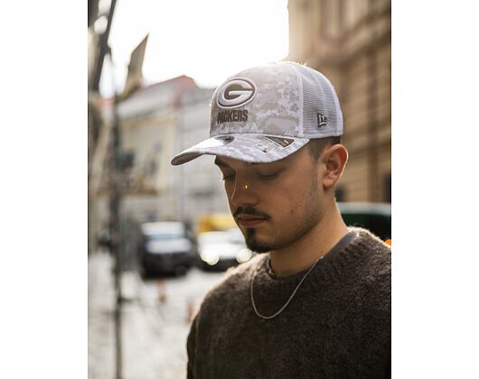 Kšiltovka New Era - NFL24 9SEVENTY Stretch-Snap - Green Bay Packers