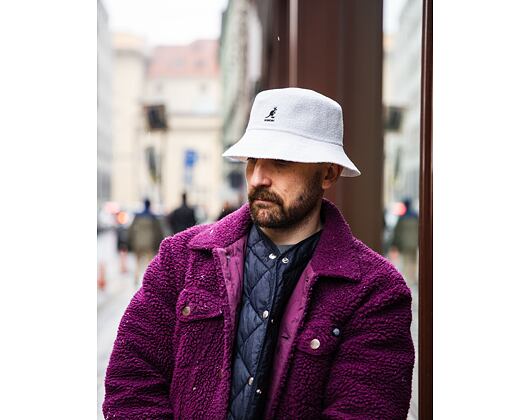 Klobouk Kangol - Bermuda Bucket - White