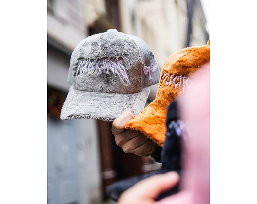 Kšiltovka Reflection Luxury Fuzzy Trucker - Cloud Grey / White