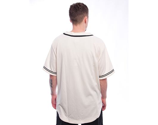 Dres Karl Kani - College Baseballshirt off - white/black