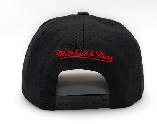 Kšiltovka Mitchell & Ness - Branded Pinscript Classic Red - Black/Red