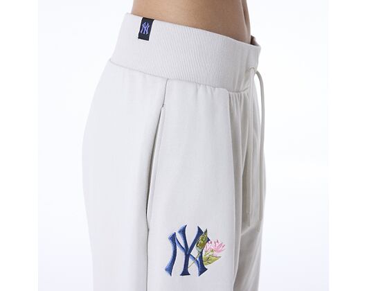 Dámské Tepláky New Era - MLB Floral Jogger - NY Yankees - Stone