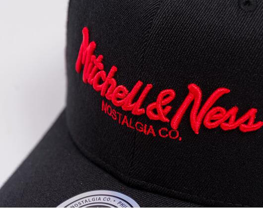 Kšiltovka Mitchell & Ness - Branded Pinscript Classic Red - Black/Red