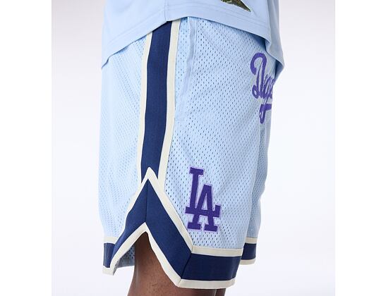 Kraťasy New Era - MLB Floral Mesh - LA Dodgers - Pastel Blue