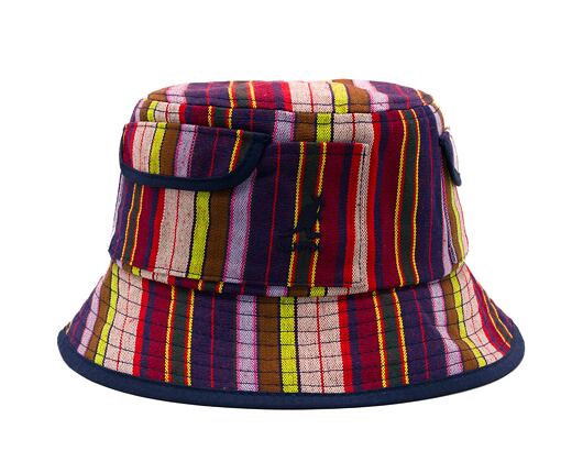 Klobouk Kangol - Multi Color Stripe Bucket - Preppy Multi