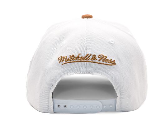 Kšiltovka Mitchell & Ness - Branded - Comfy Core Stretch Snapback - White-Tan
