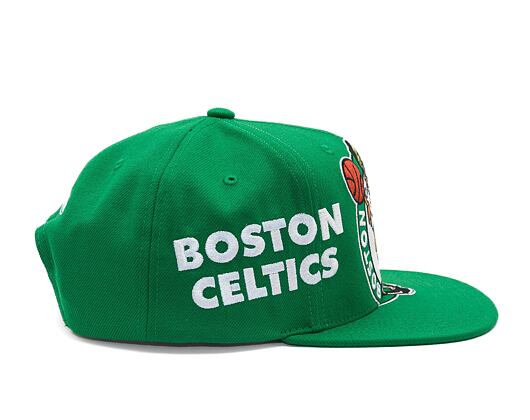 Kšiltovka Mitchell & Ness - Boston Celtics - Big Time Snapback - Green