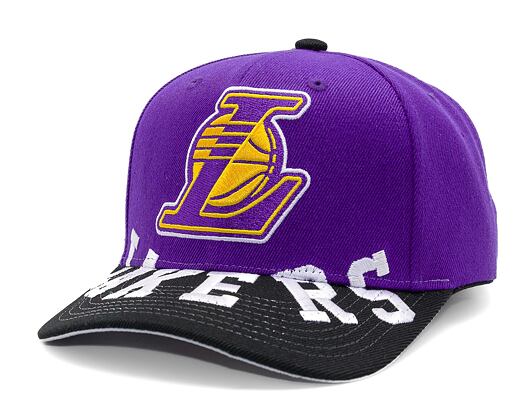 Kšiltovka Mitchell & Ness - Los Angeles Lakers - Underarch Pro Snapback - Purple