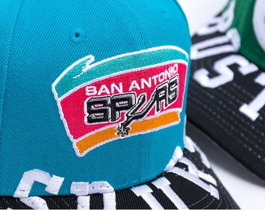 Kšiltovka Mitchell & Ness - San Antonio Spurs - Underarch Pro Snapback Hwc - Teal
