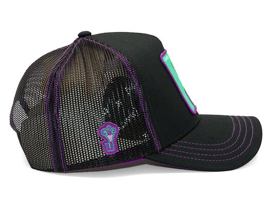 Kšiltovka Capslab - Trucker DC Comics - Joker - Black / Green / Purple