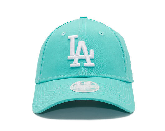 Dámská Kšiltovka New Era - MLB League Essential 9FORTY - LA Dodgers - Teal / White