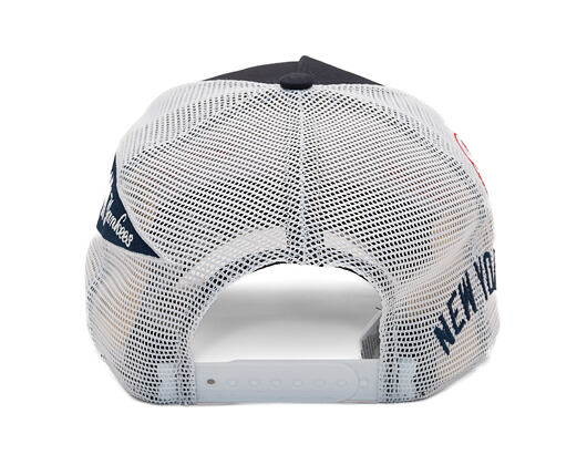 Kšiltovka New Era - MLB Mesh Patch 9FORTY Trucker - NY Yankees - Navy