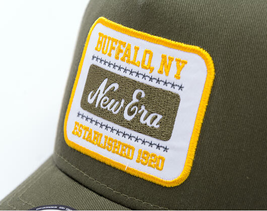 Kšiltovka New Era - Branded Washed Patch 9FORTY A-Frame - New Olive
