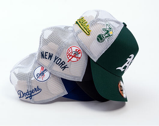 Kšiltovka New Era - MLB Mesh Patch 9FORTY Trucker - NY Yankees - Navy