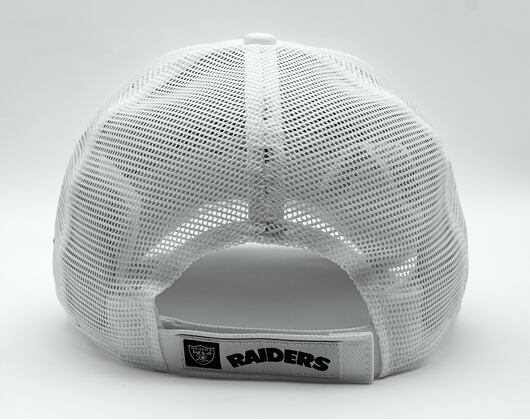 Kšiltovka New Era - NFL Homefield Trucker 9FORTY - Las Vegas Raiders - White