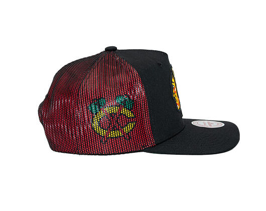 Kšiltovka Mitchell & Ness - NHL Tremor Trucker - Chicago Blackhawks - Black