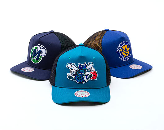 Kšiltovka Mitchell & Ness - NBA Tremor Trucker HWC - Charlotte Hornets - Teal