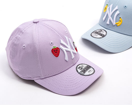 Dětská Kšiltovka New Era - MLB Fruit Icon 9FORTY - NY Yankees - Lila / White