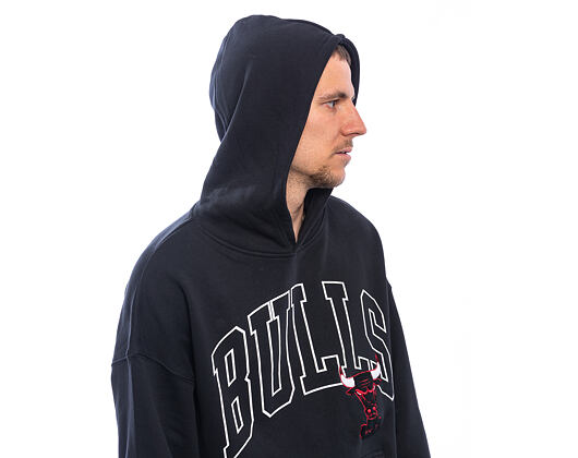 Mikina Mitchell & Ness - NBA Logo Over Hoodie - Chicago Bulls - Black