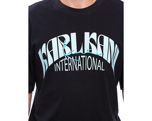 Triko Karl Kani - Signature International T-Shirt - Black