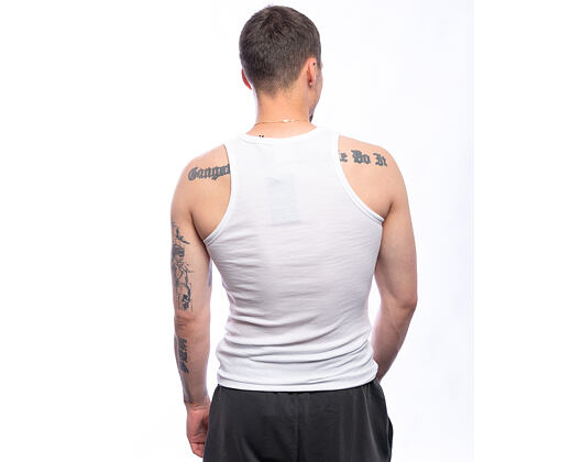 Nátělník Karl Kani - Chest Signature Essential Waffle Tanktop - White