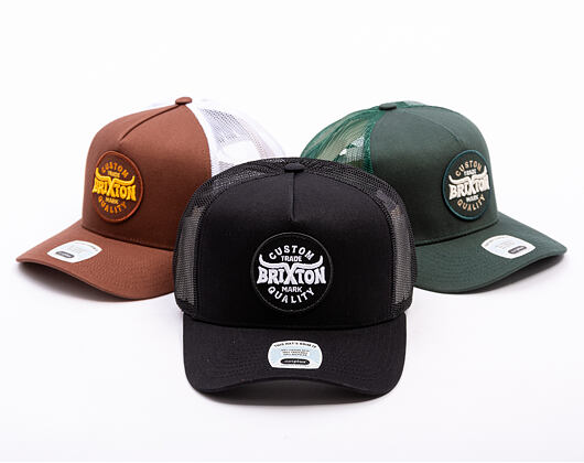 Kšiltovka Brixton - Gibson C Np Mp Trucker Hat - Black/Black