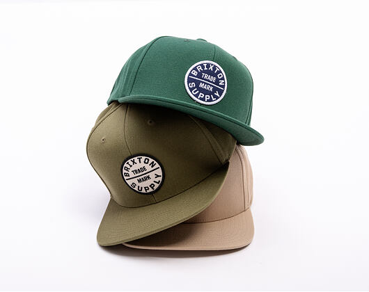 Kšiltovka Brixton - Oath Iii Snapback - Pine Needle/Pine Needle