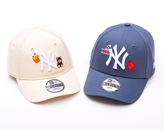 Dětská Kšiltovka New Era - MLB Fall Icons 9FORTY - NY Yankees - Cream / White