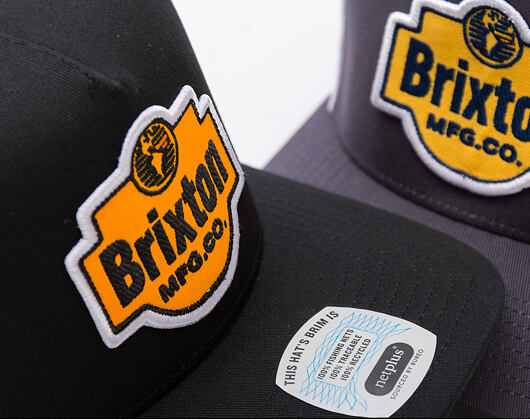Kšiltovka Brixton - International C Np Mp Trucker - Black/Black