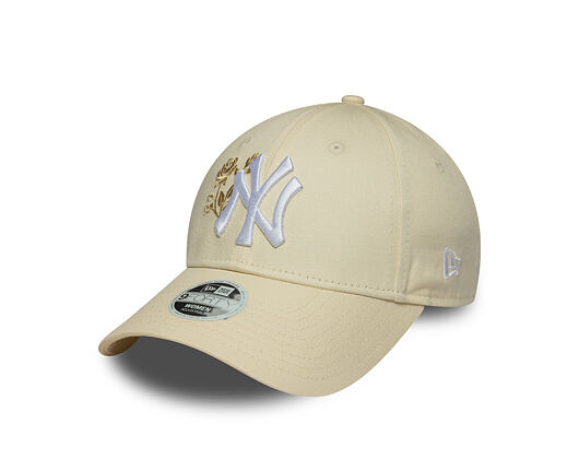 Dámská Kšiltovka New Era - MLB Roses 9FORTY - NY Yankees - Cream