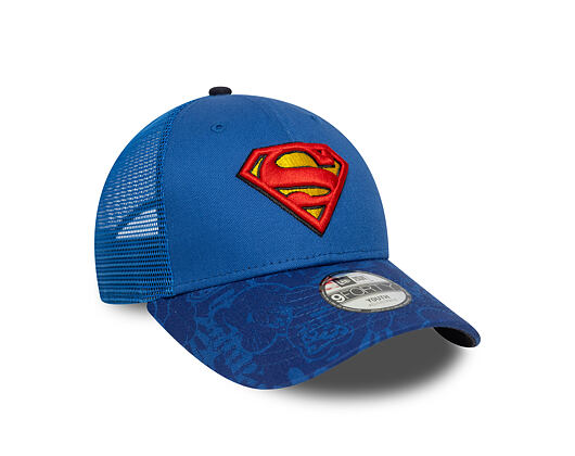 Dětská Kšiltovka New Era - Seasonal Superman 9FORTY - Azure