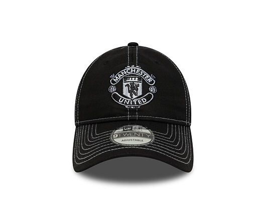 Kšiltovka New Era - Constrast Stitch 9TWENTY - Manchester United FC - Black