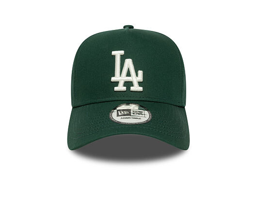 Kšiltovka New Era - MLB League Essential 9FORTY A-Frame - LA Dodgers - Dark Green / Cream