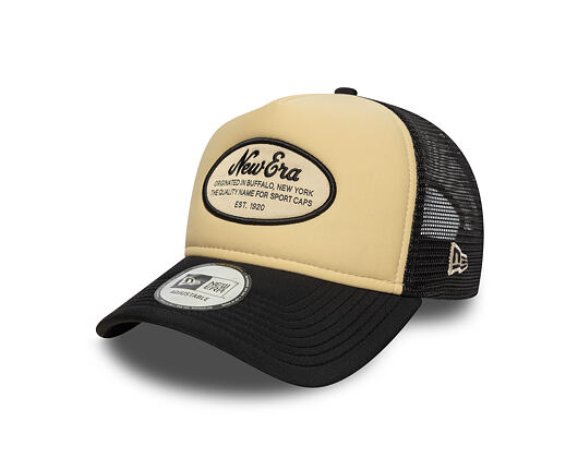 Kšiltovka New Era - Western Oval Patch Foam 9FORTY Trucker - Black / White