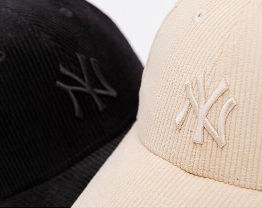 Dámská Kšiltovka New Era - MLB Cord 9FORTY - NY Yankees - Stone