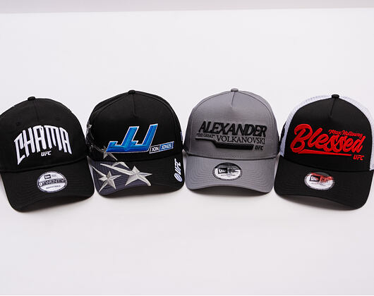 Kšiltovka New Era - UFC MMA Jon Jones 9FORTY A-Frame - Black / Grey