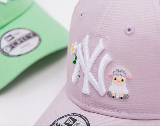 Dětská Kšiltovka New Era - MLB Fall Icons 9FORTY - NY Yankees - Lavender