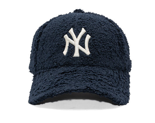 Kšiltovka New Era - MLB Borg Teddy Fleece 9FORTY - NY Yankees - Navy