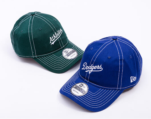 Kšiltovka New Era - MLB Contrast Stitch 9TWENTY - LA Dodgers - Dark Royal / White
