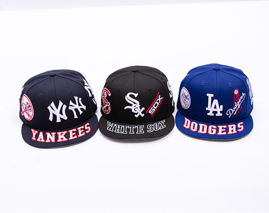 Kšiltovka New Era - MLB "Image Drop" ALL-OVER 59FIFTY - LA Dodgers - Dark Royal