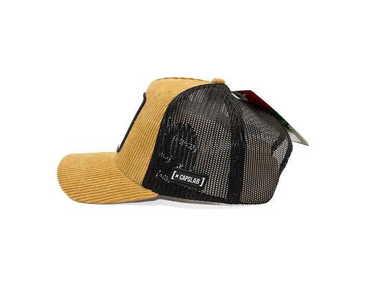 Kšiltovka Capslab - Smurfs Trucker - Handy Cord - Brown